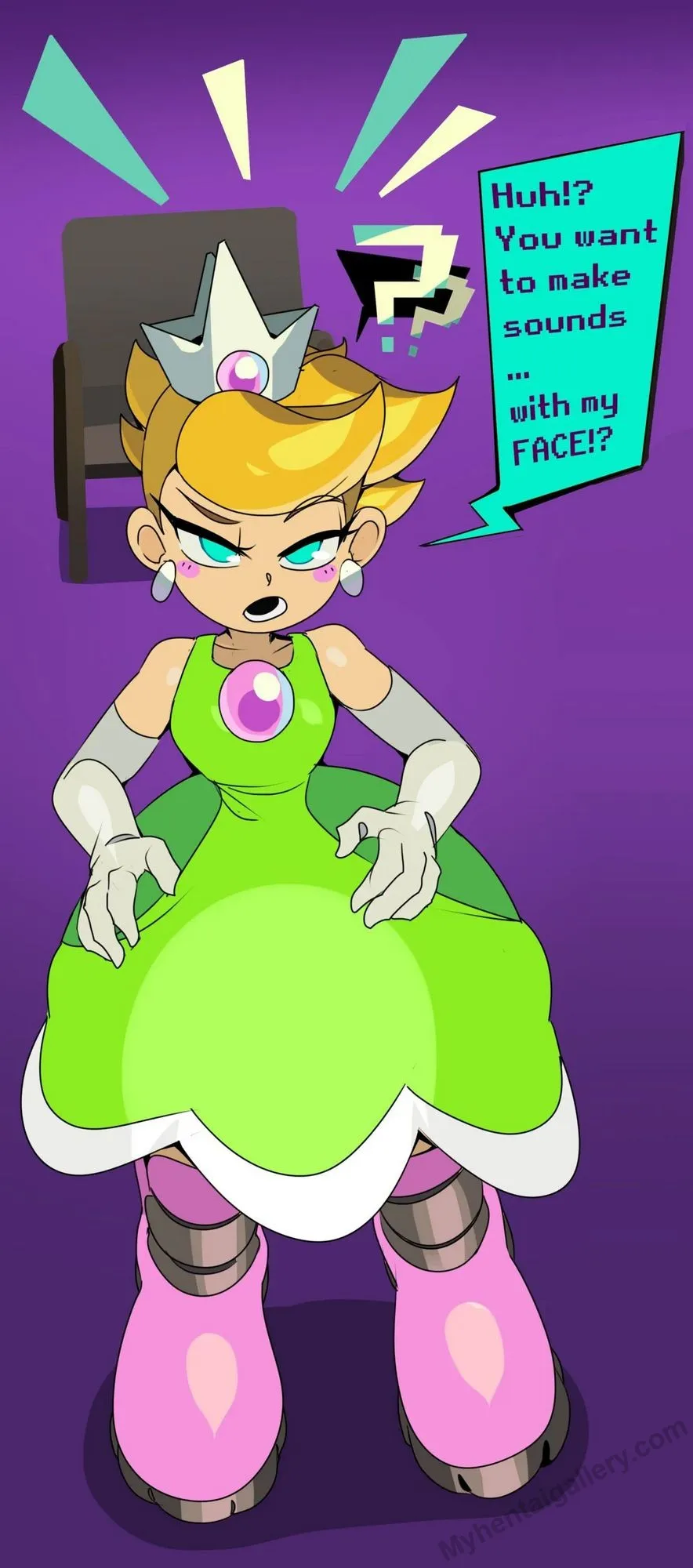 Making Sounds With Princess Charm's Face porno comics Cover