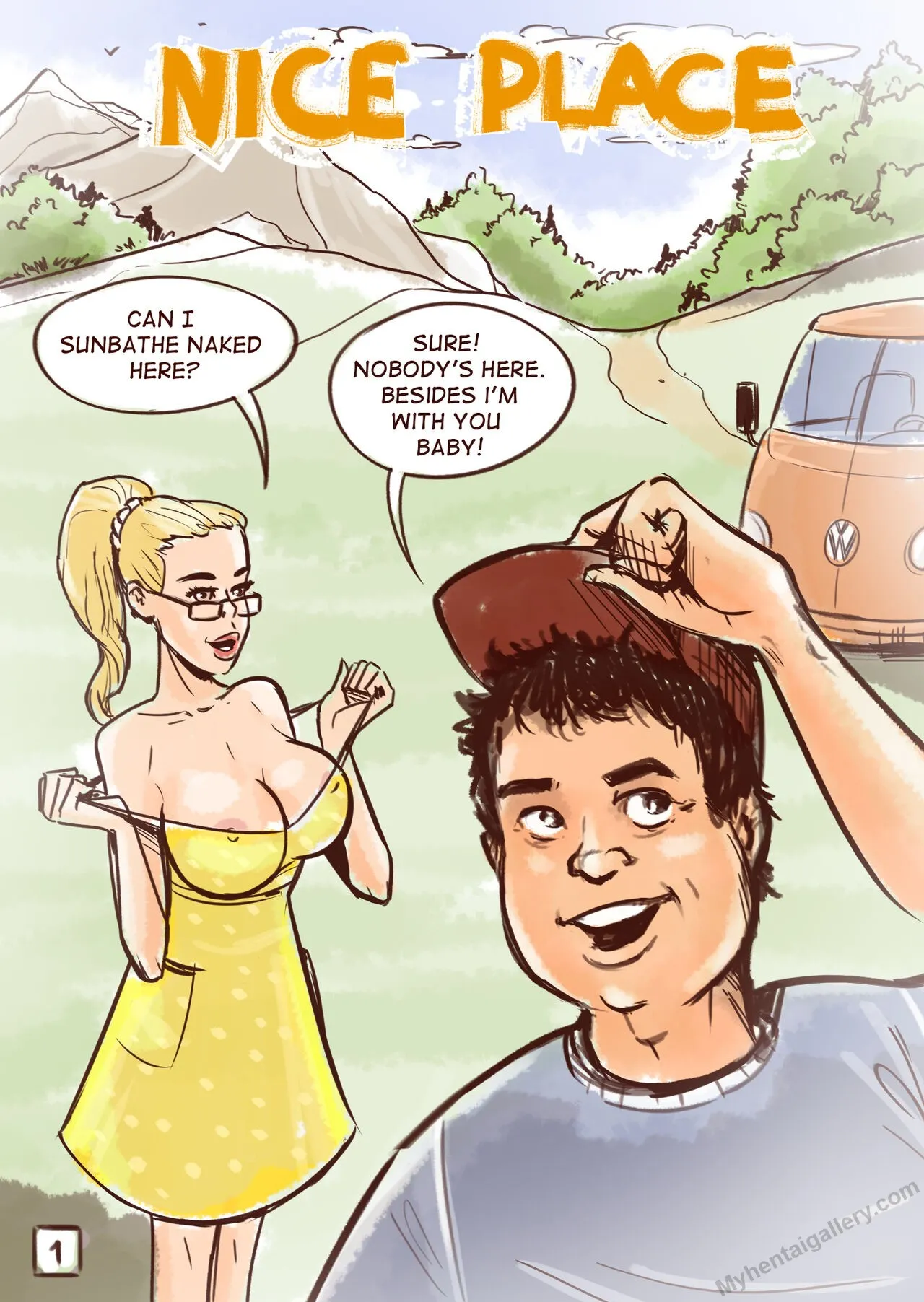 Nice Place porno comics Cover