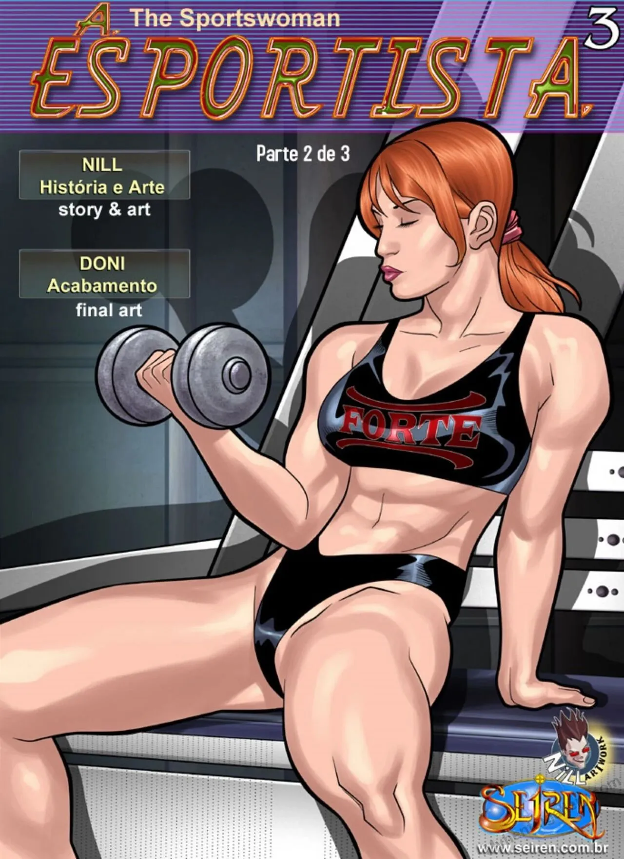 The Sportswoman 3 - Part 2 porno comics Cover