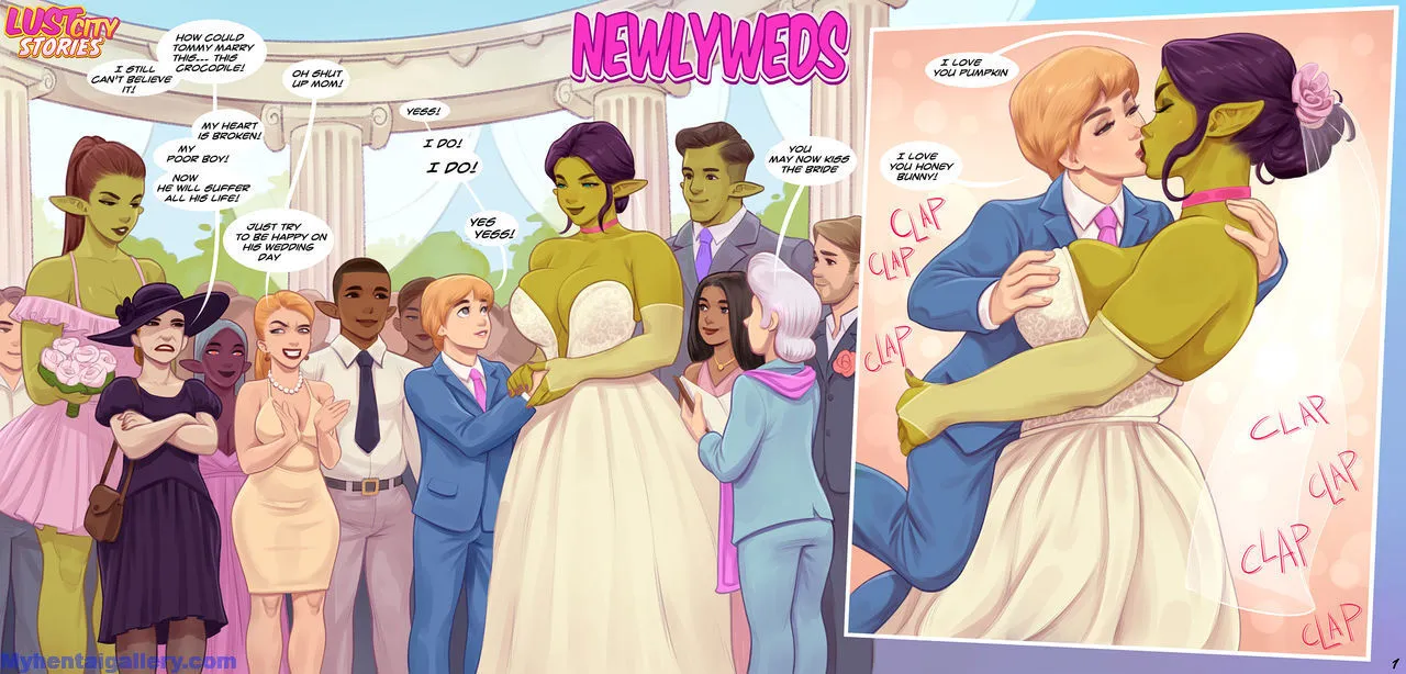 Newlyweds 1 porno comics