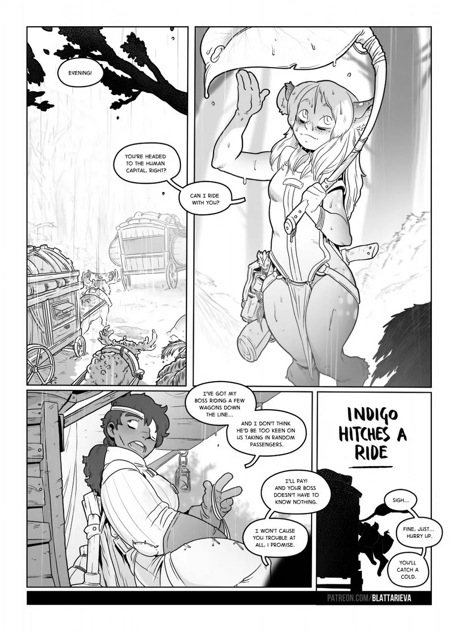 Indigo Hitches A Ride porno comics