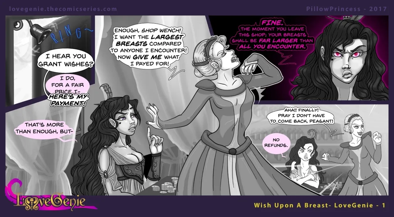 Love Genie 4 - Wish Upon A Breast porno comics