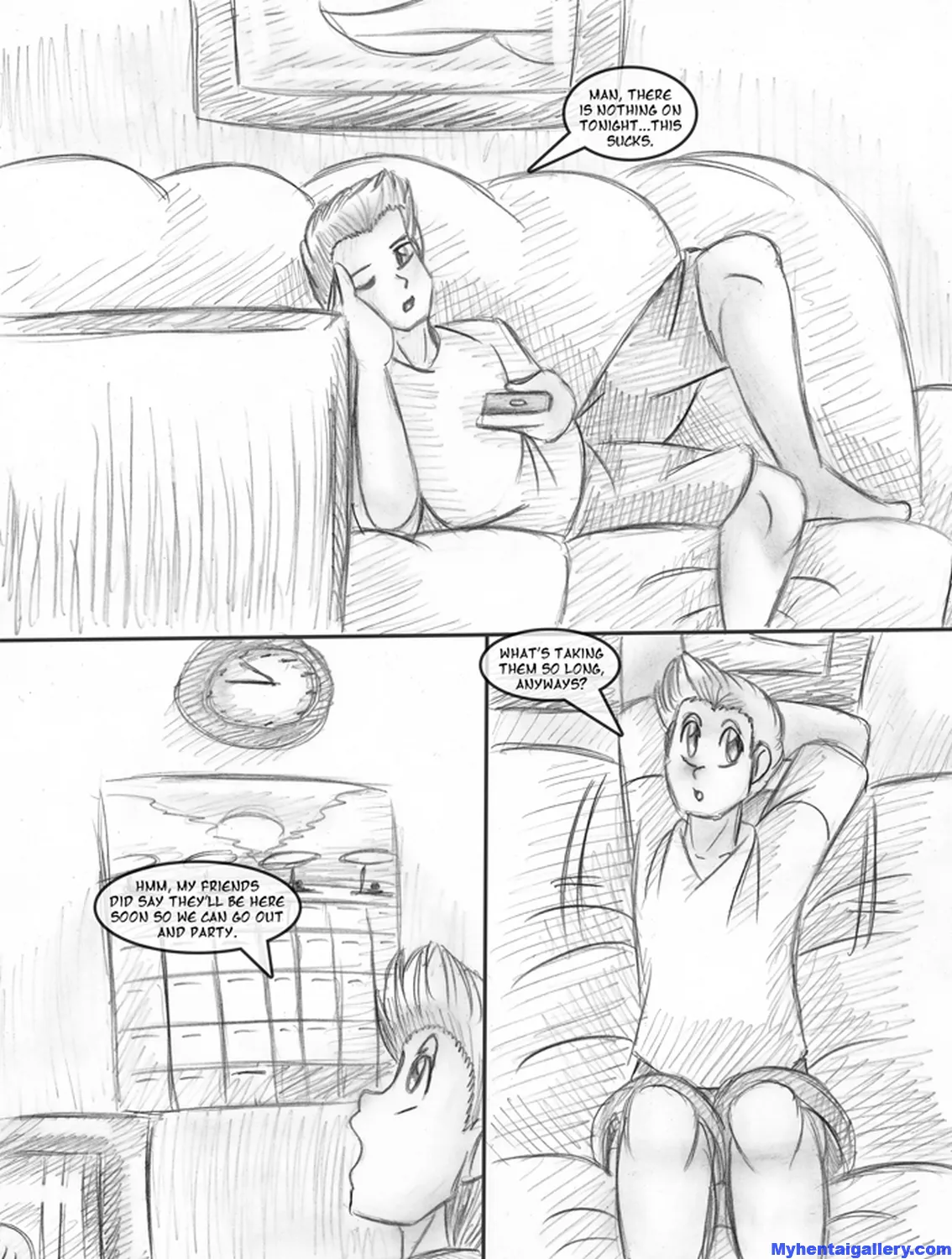 Mighty Night Out porno comics
