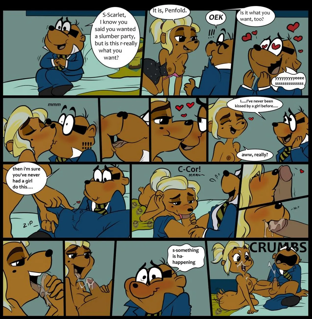 Penfold's First Time porno comics