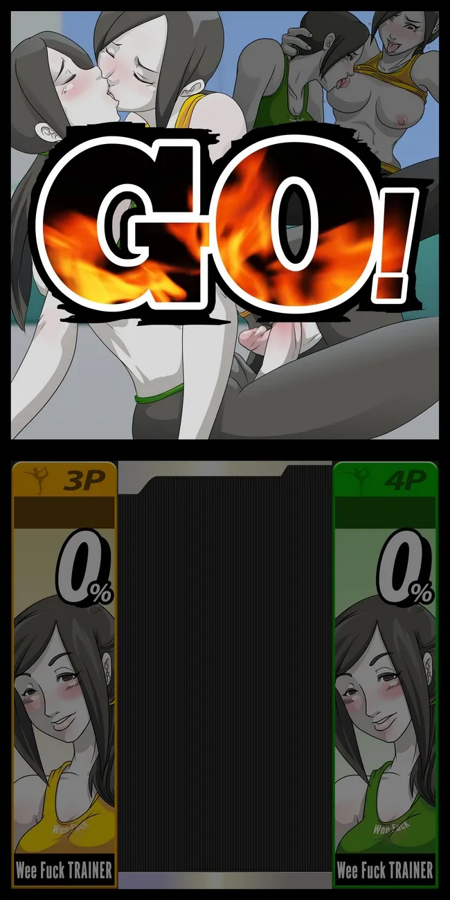 Super Sexual Battle Mirror Match 2 - Player 3 Vs Player 4 porno comics