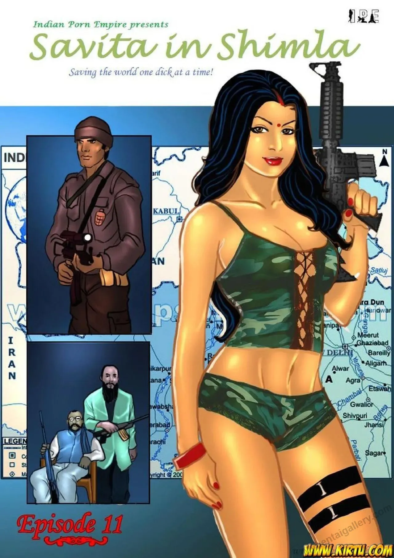 Savita Bhabhi 11 - Savita In Shimla porno comics Cover