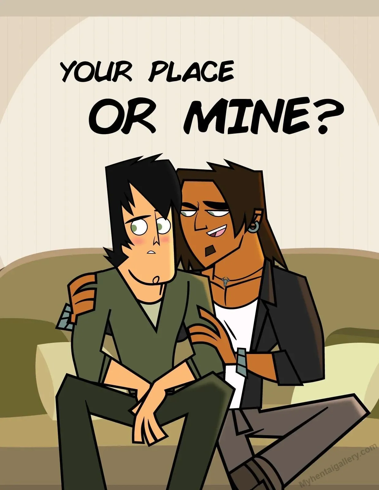 Your Place Or Mine porno comics Cover