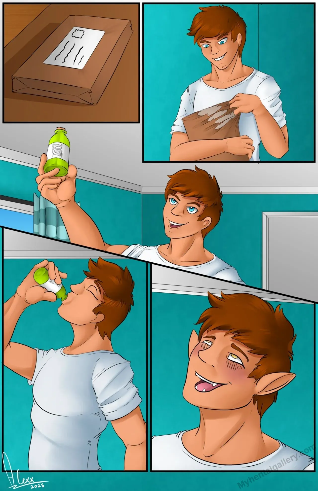 Small Potion, Big Results porno comics Cover