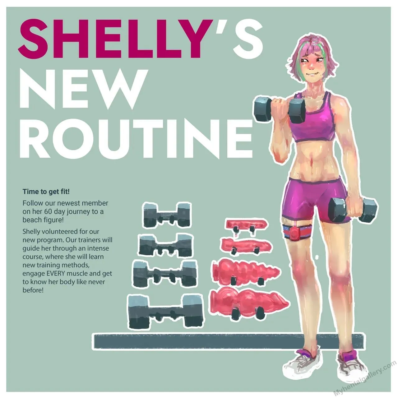 Shelly's New Routine porno comics