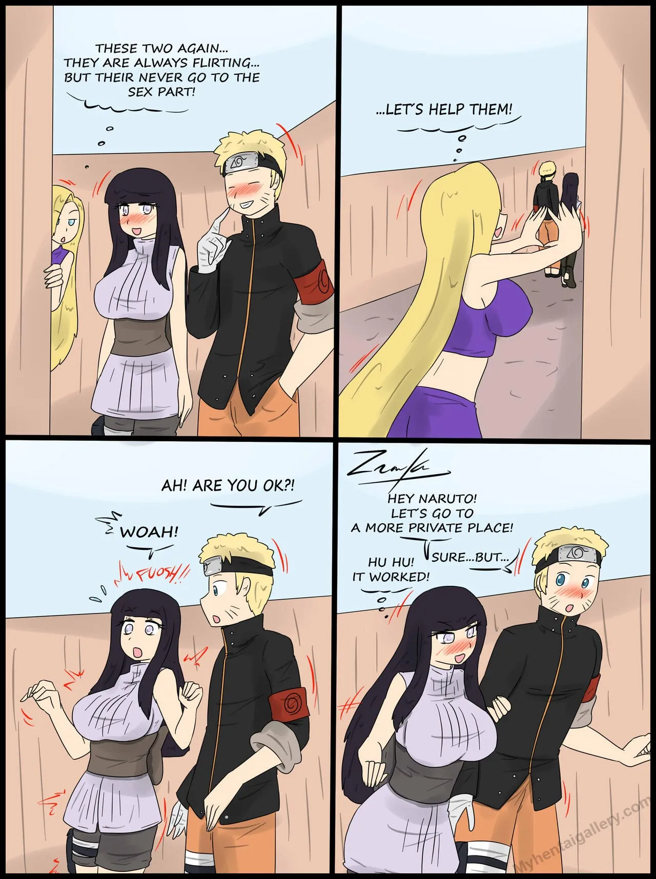 Ninja Trick porno comics Cover