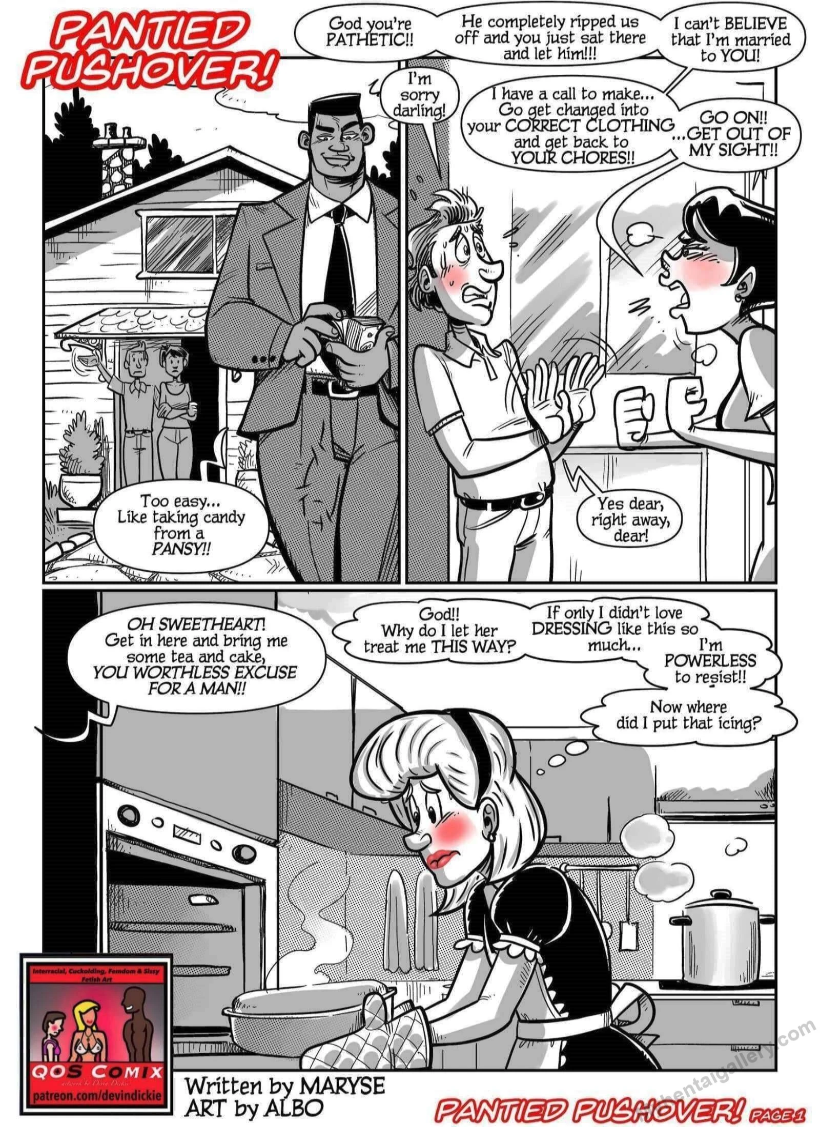 Pantied Pushover! porno comics