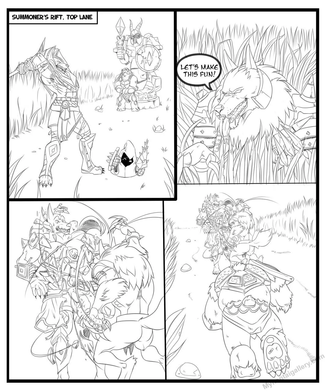 A Normal Day On Top Lane porno comics