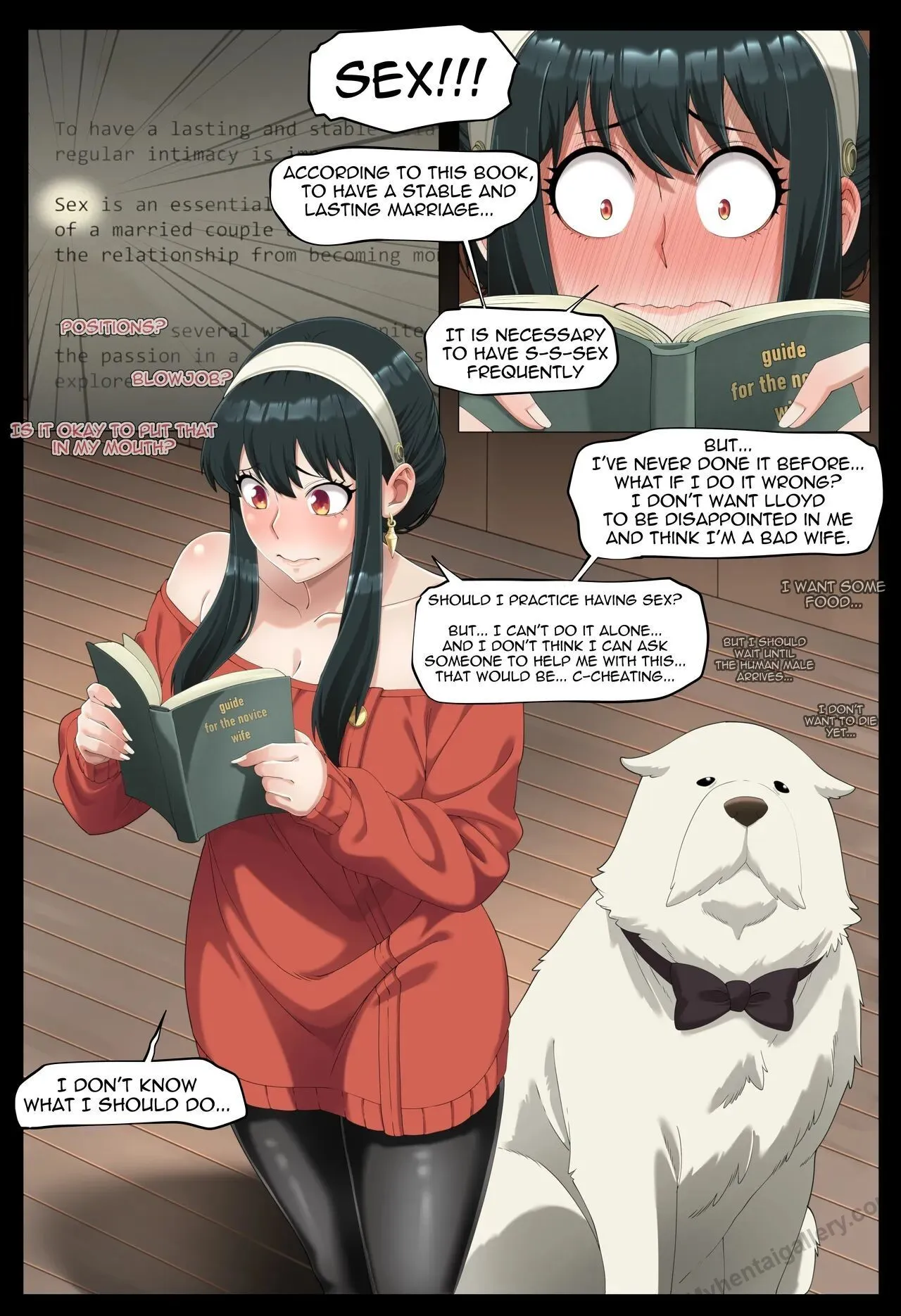 Yor Wants To Be A Good Wife porno comics Cover