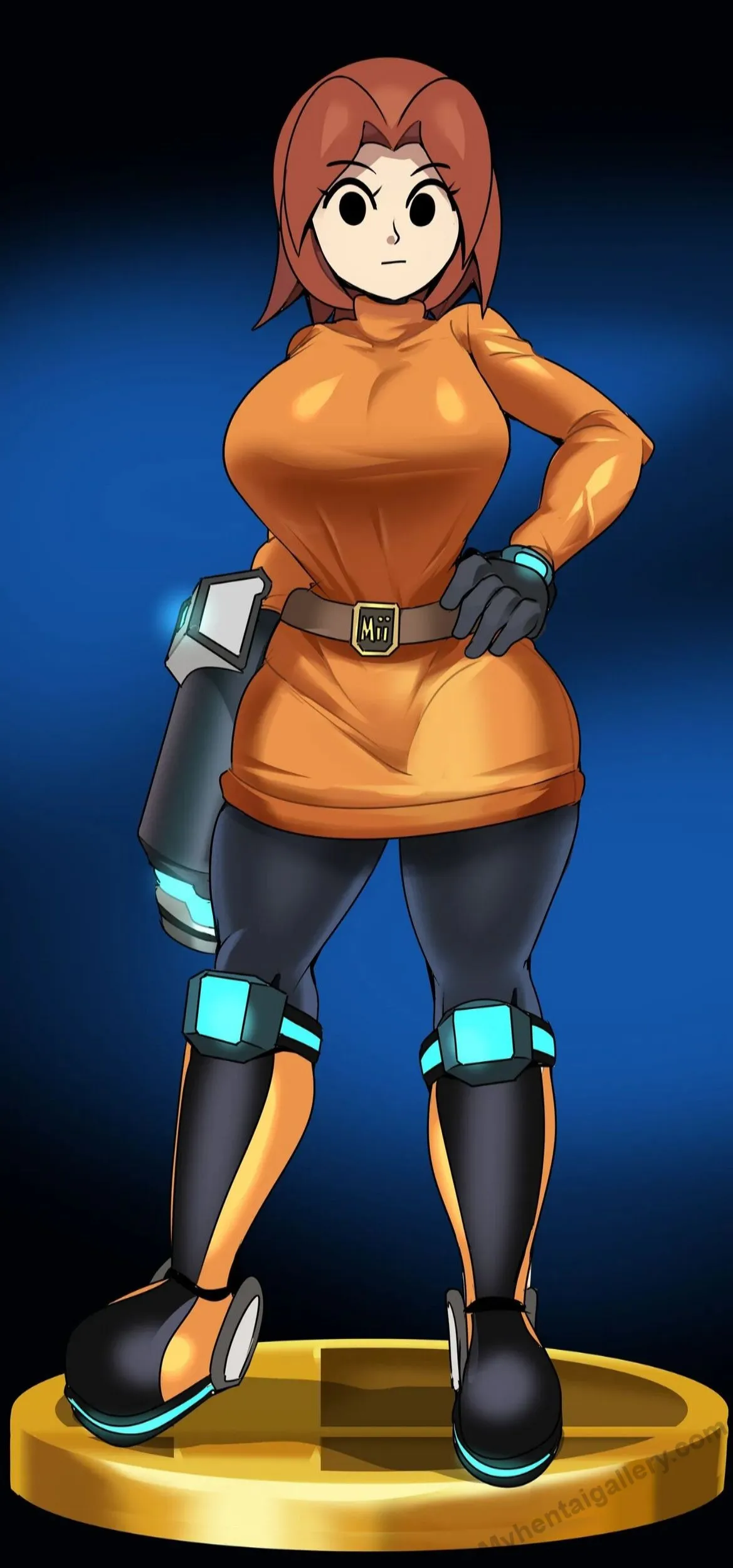 Mii Gunner Trophy porno comics Cover