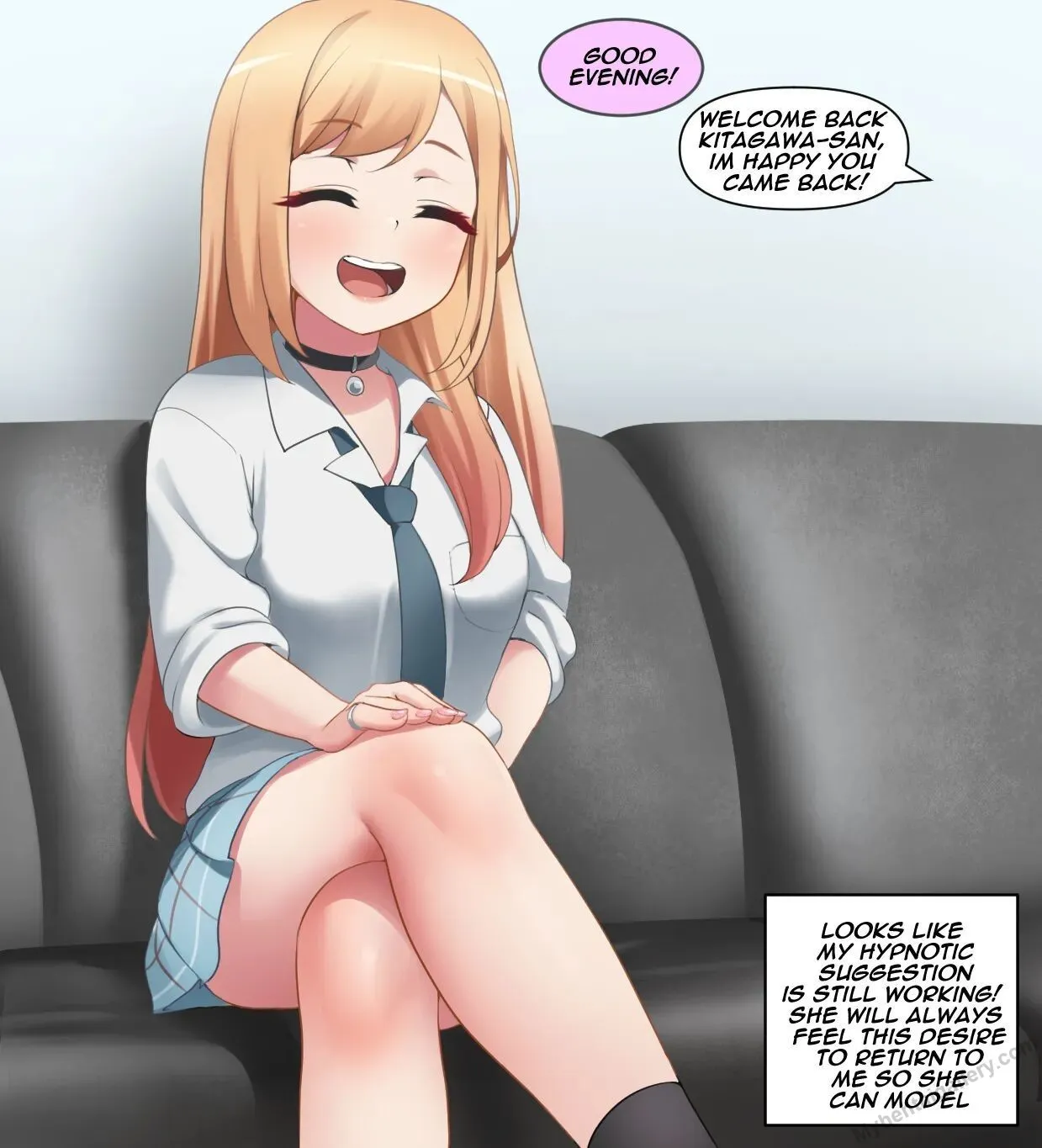 Marin Gets Hypnotized 3 porno comics Cover