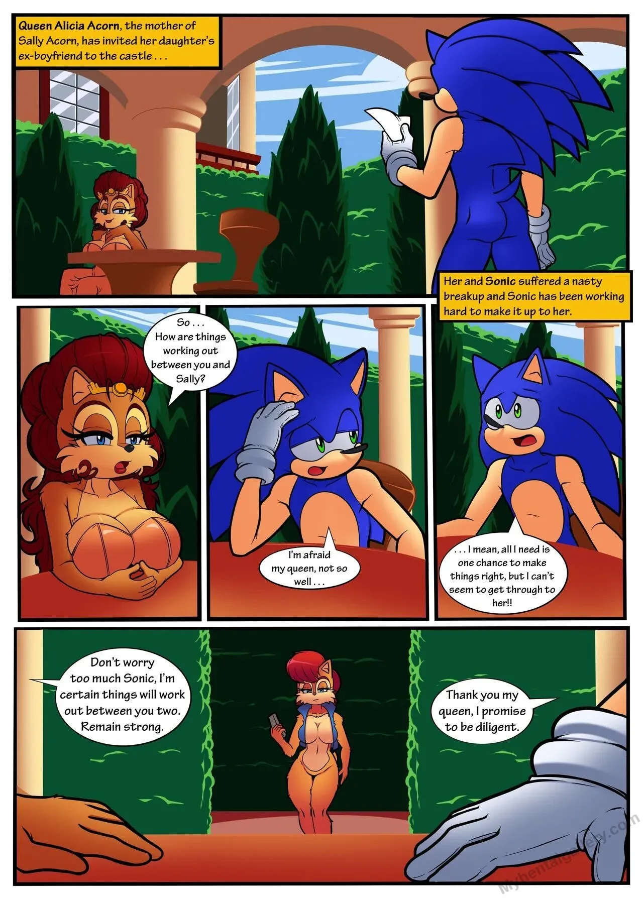 Alicia's Chance porno comics Cover