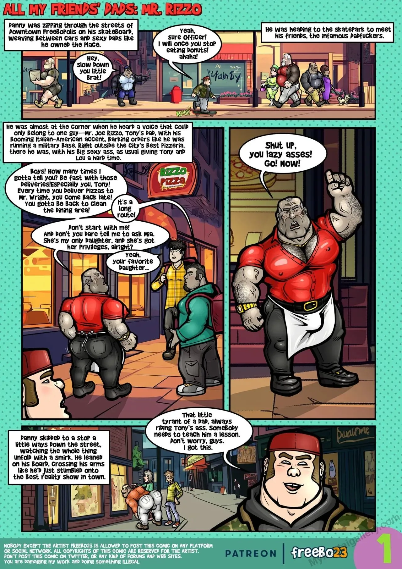 All My Friends' Dads 6 - Mr Rizzo porno comics Cover
