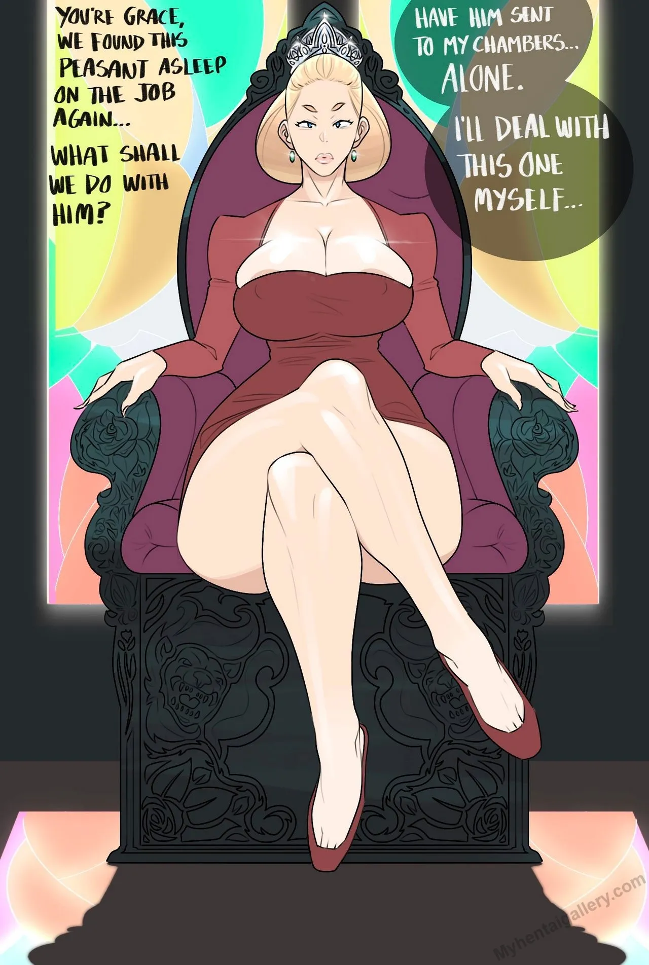 Milf Queen porno comics