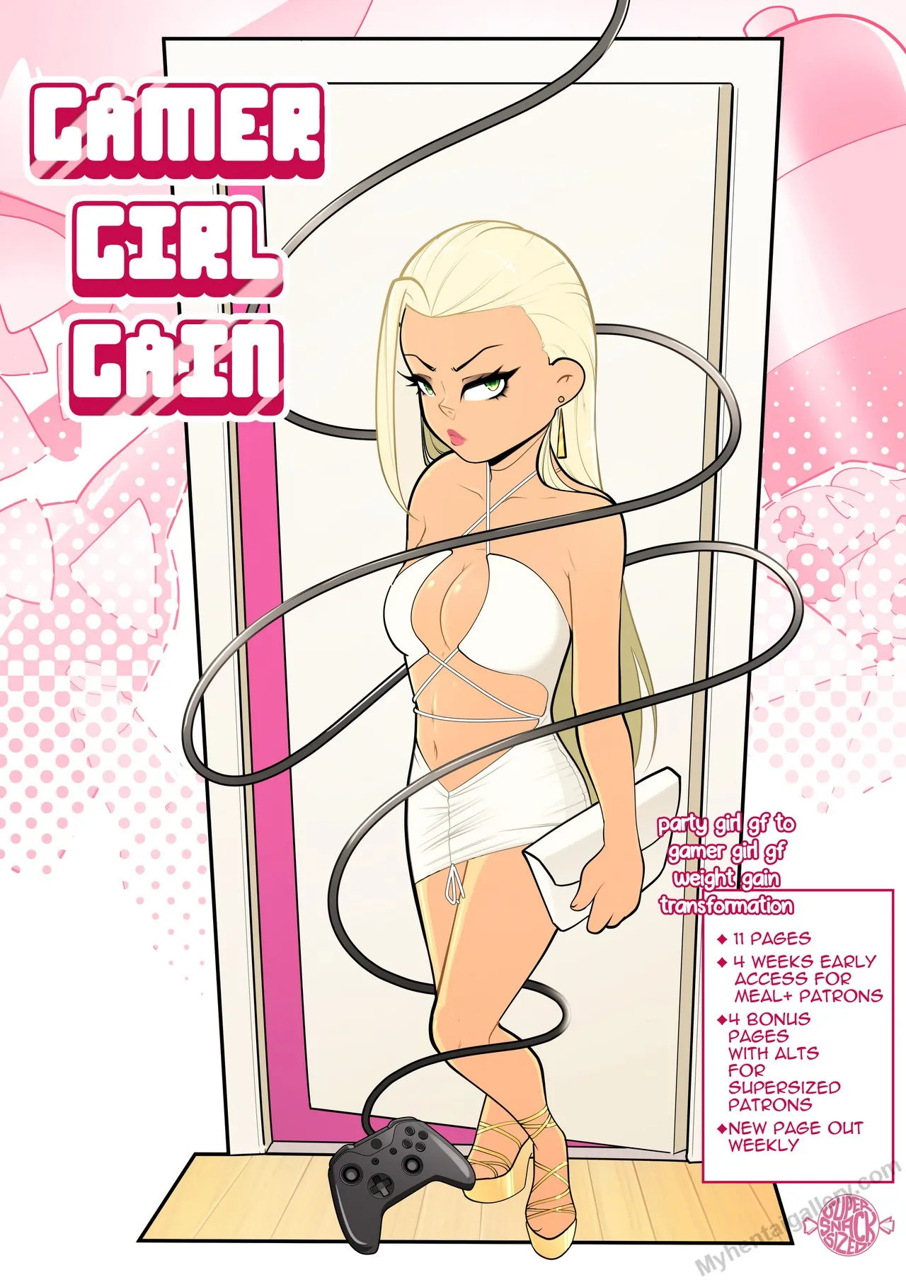 Gamer Girl Gain porno comics Cover