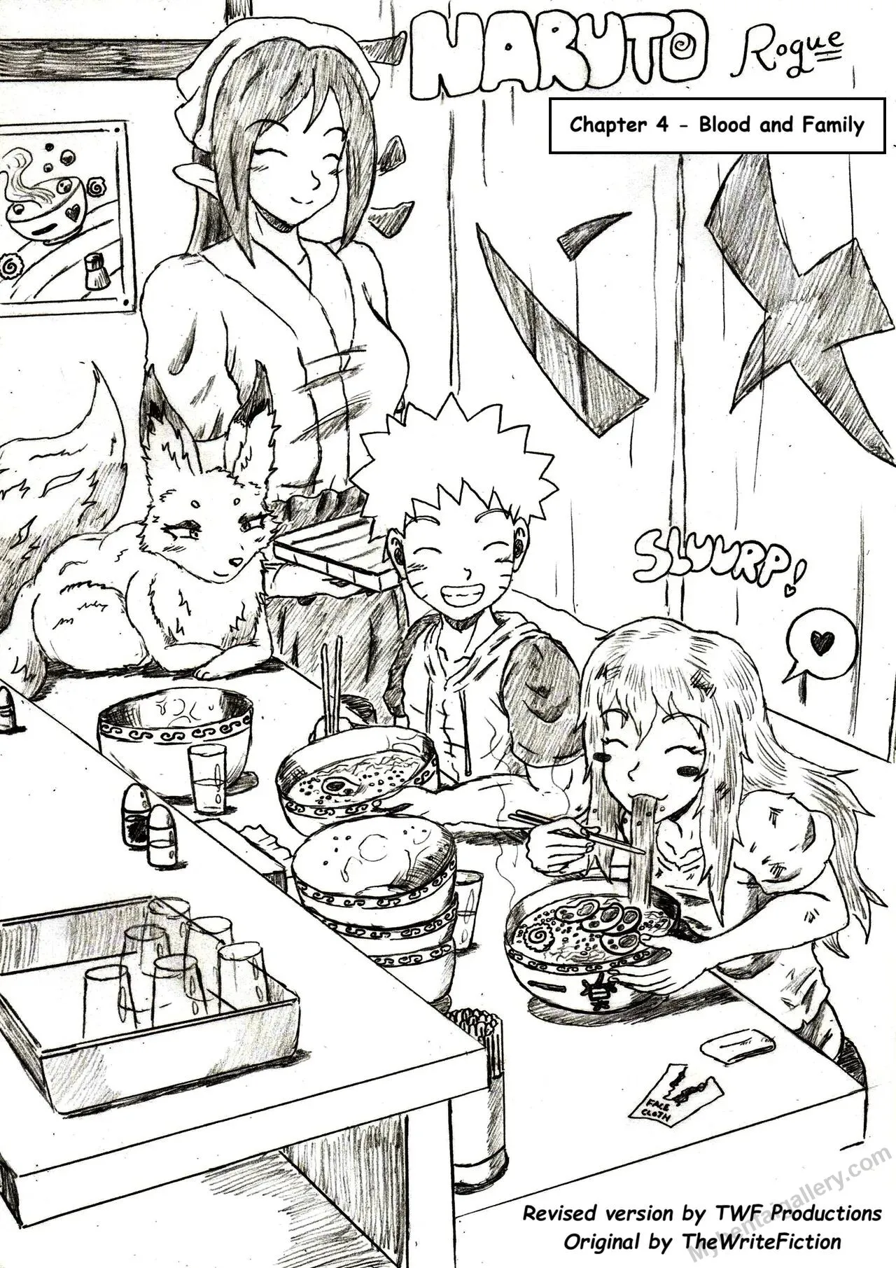 Naruto Rogue 4 - Blood And Family porno comics Cover