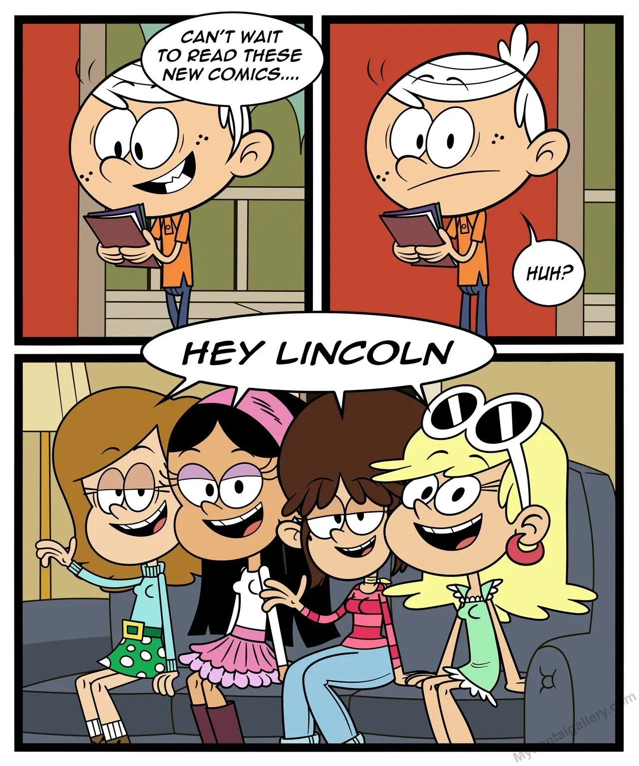 Lincoln x Mandee porno comics