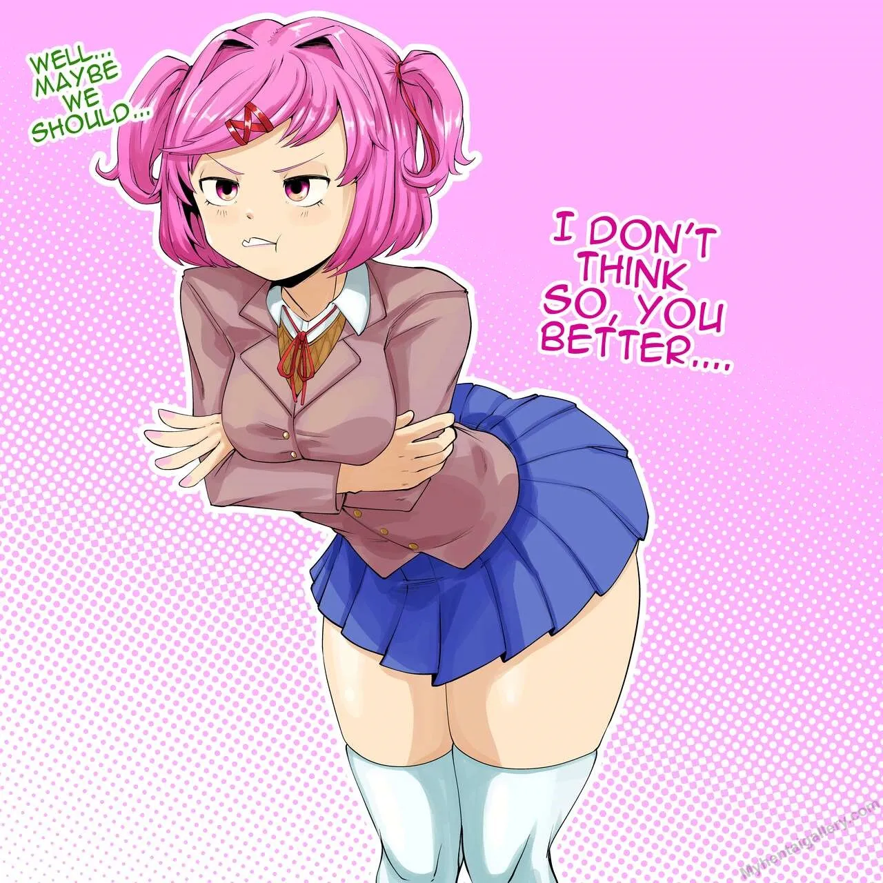 Monika & Natsuki porno comics