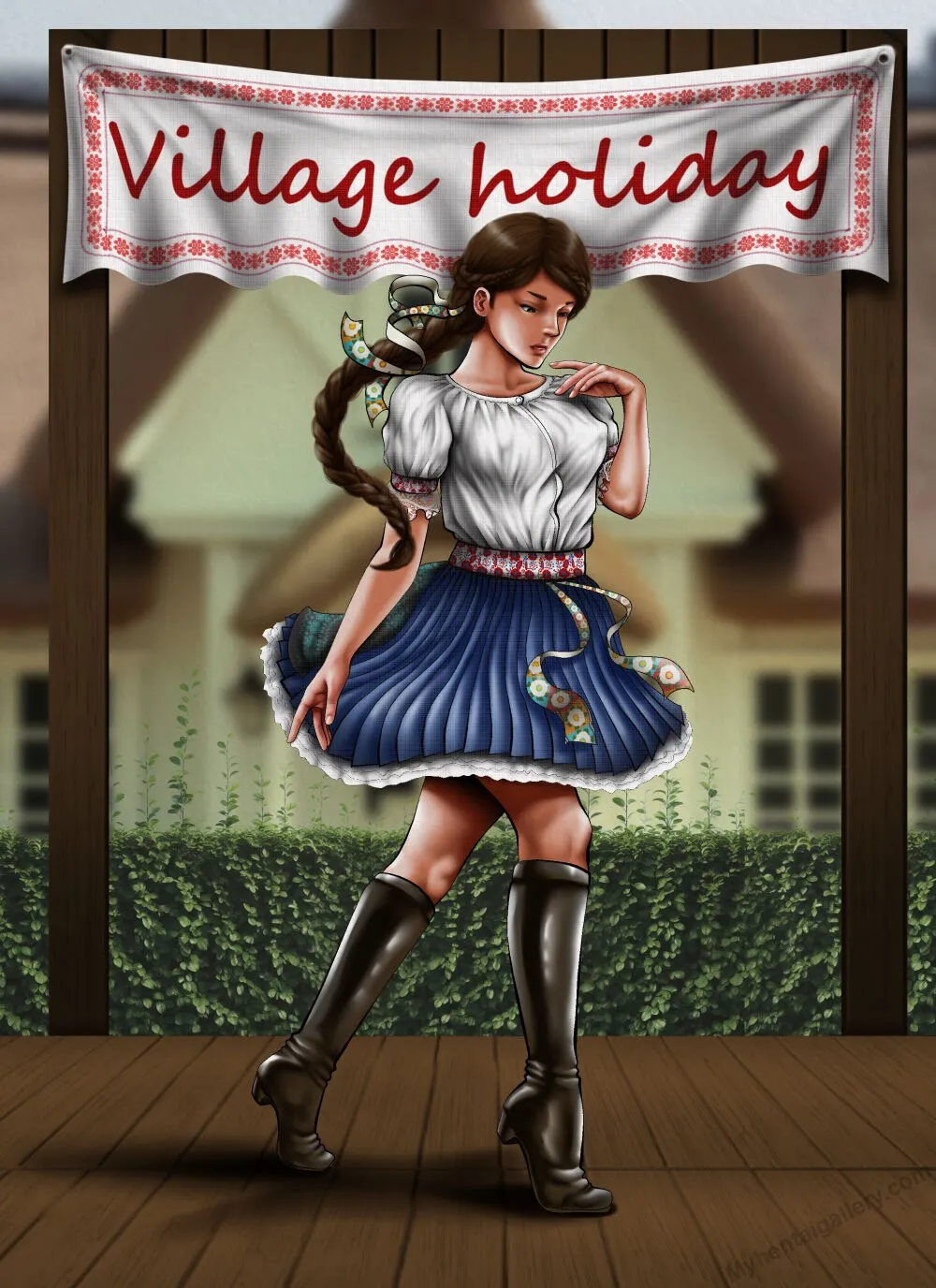 Village Holiday porno comics Cover