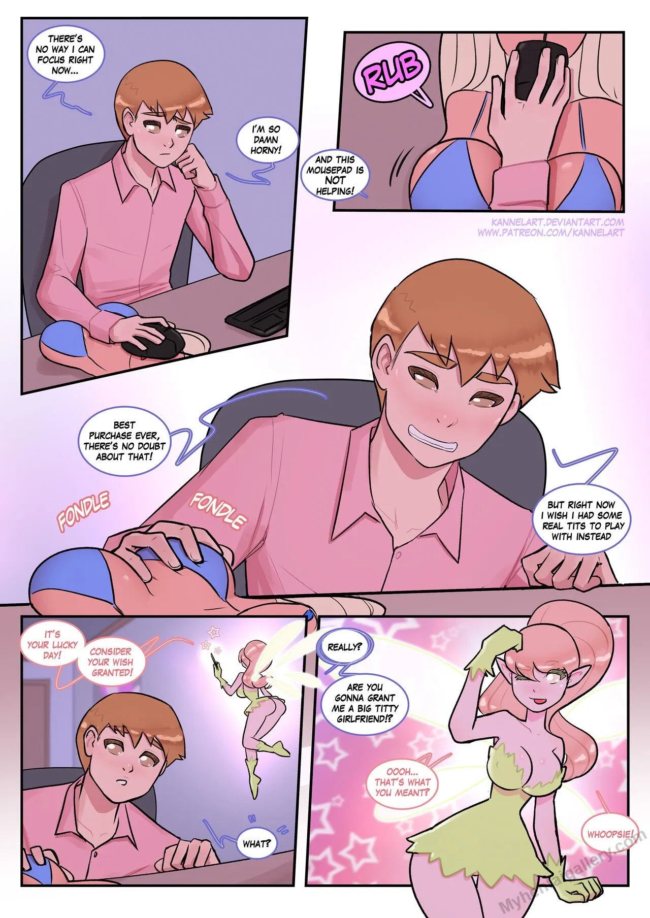 The Titty Fairy porno comics Cover