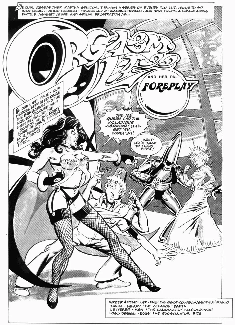 Orgasm Lass And Her Pal Foreplay porno comics Cover