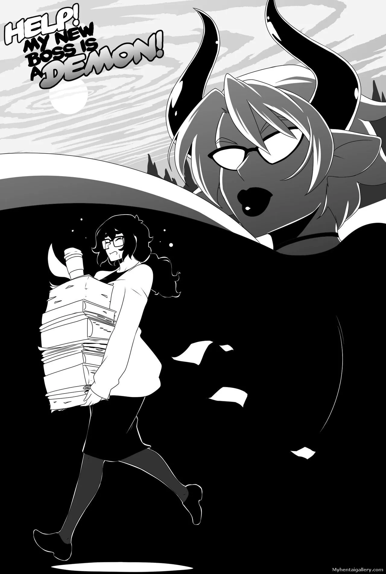Help! My New Boss Is A Demon! porno comics Cover