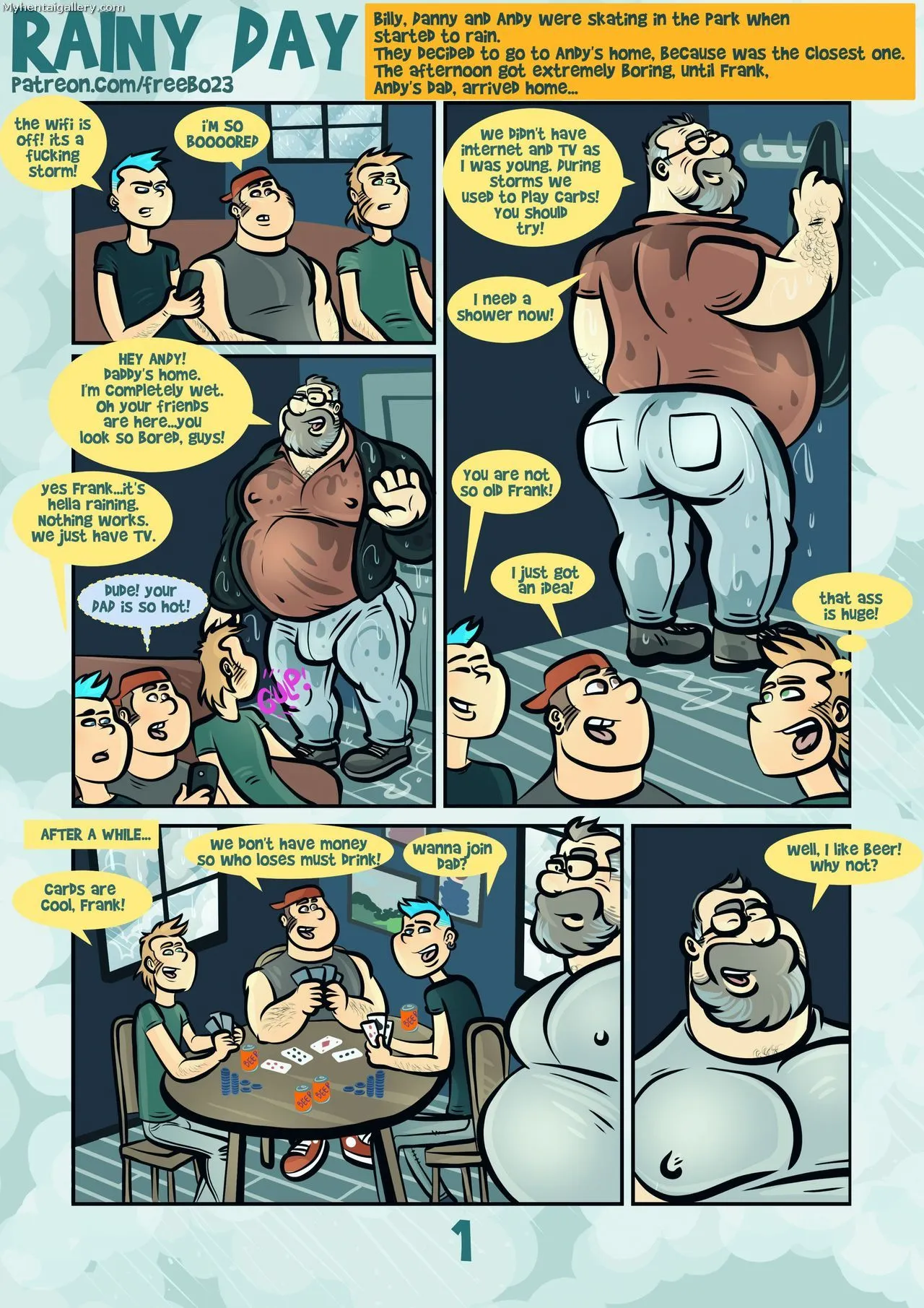 Rainy Day! porno comics Cover