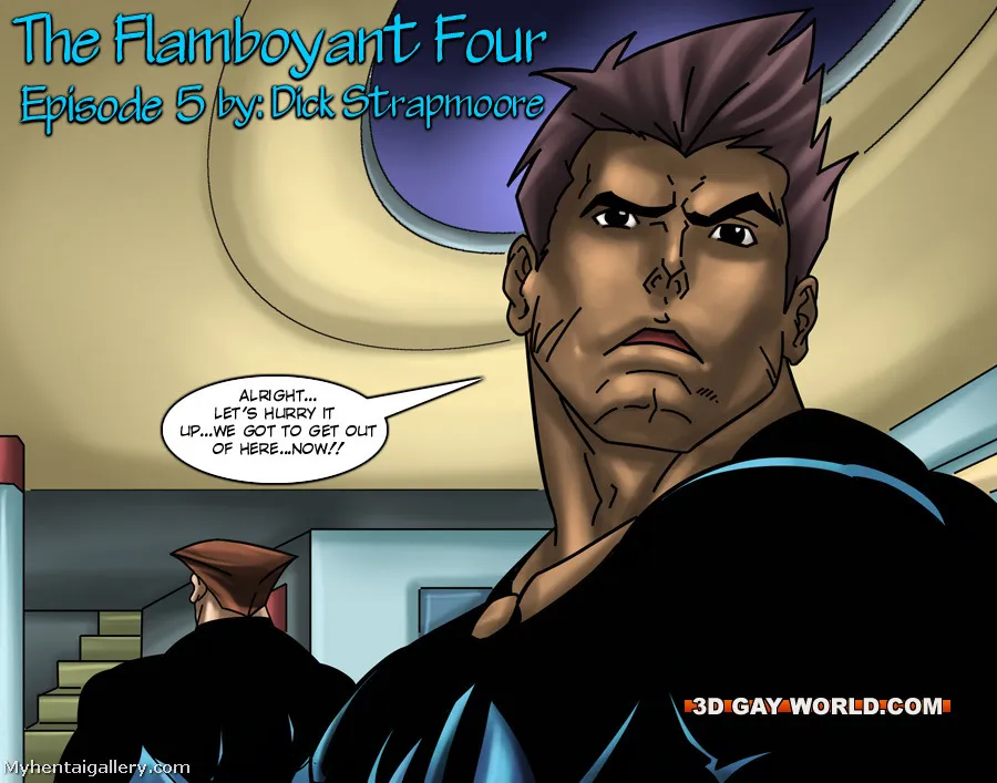 Flamboyant Four 5 porno comics