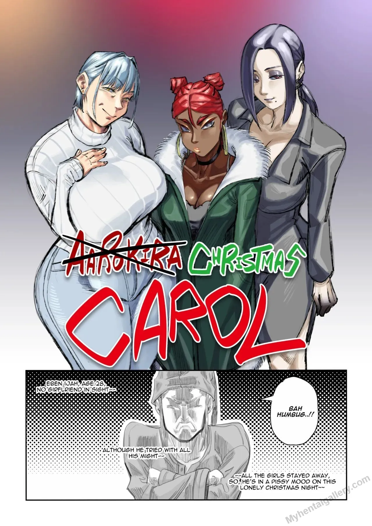 Aarokira Christmas Carol porno comics Cover