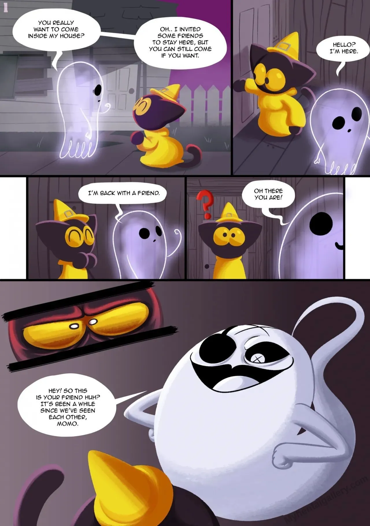 New Halloween, Same Old Friends porno comics Cover