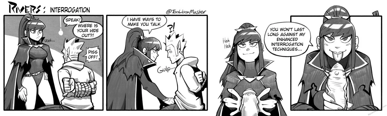 Rivers - Interrogation porno comics