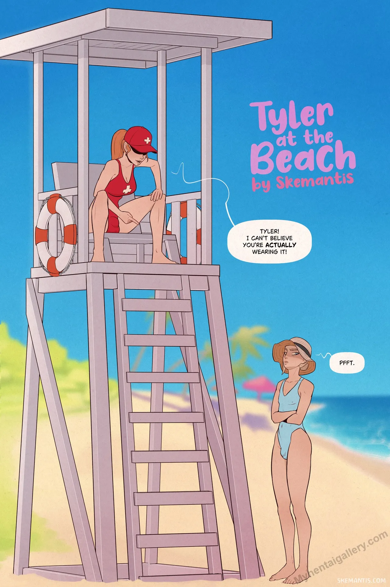 Tyler At The Beach porno comics