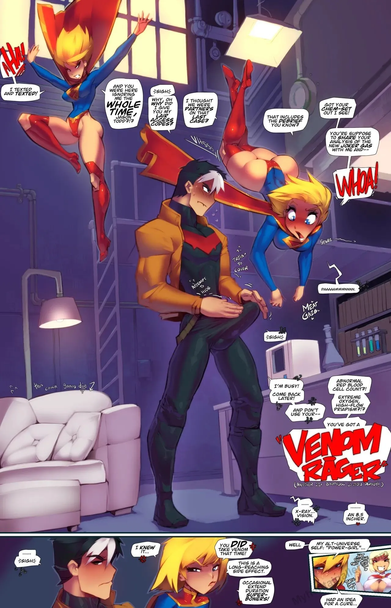 Venom Rager porno comics Cover