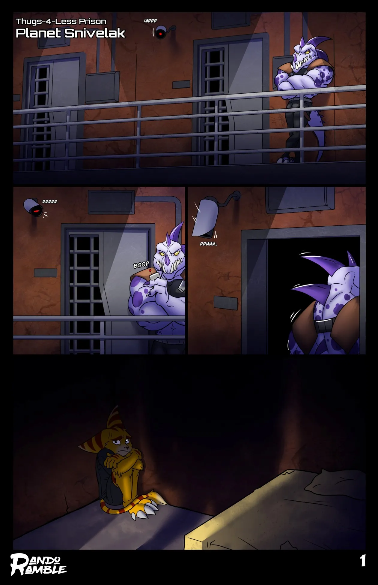 Great Tail And A Jail-Break porno comics Cover