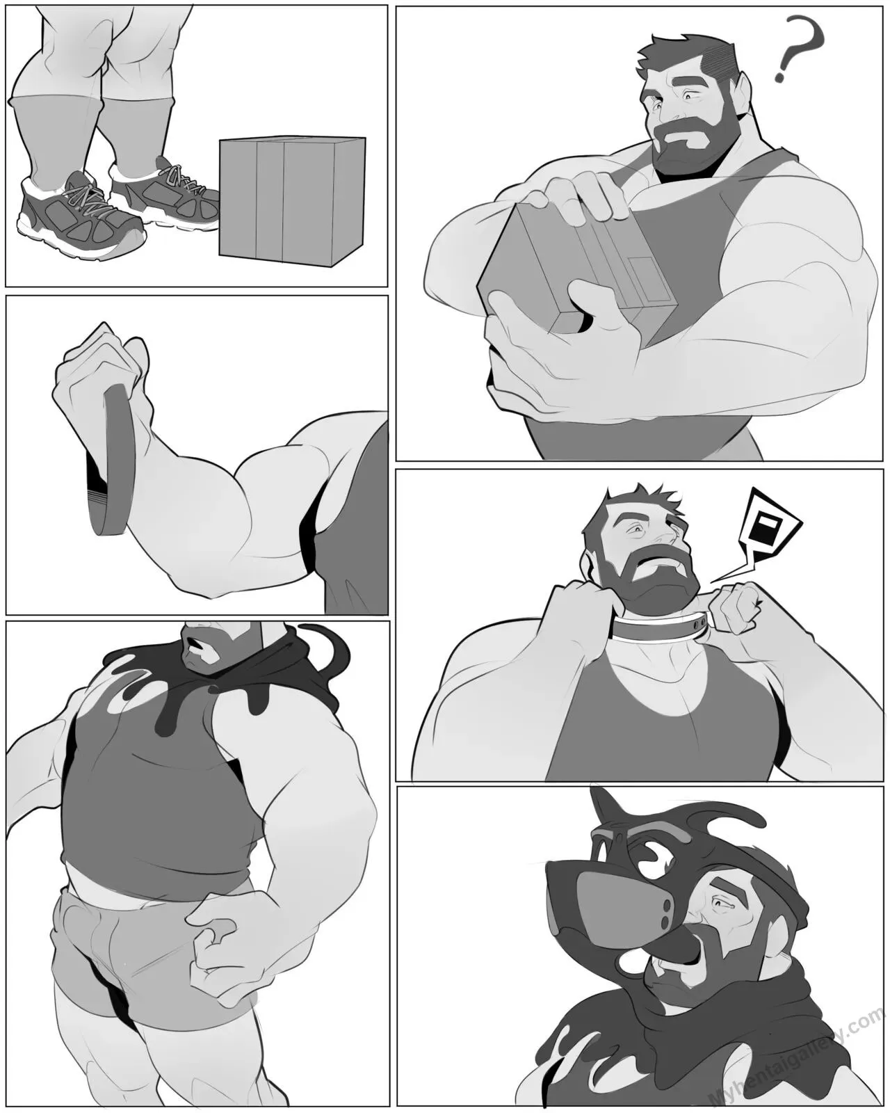 Delivery Box porno comics Cover