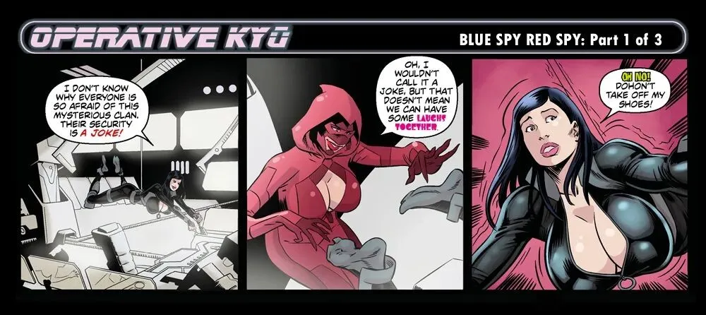 Operative Kyu - Blue Spy Red Spy porno comics Cover