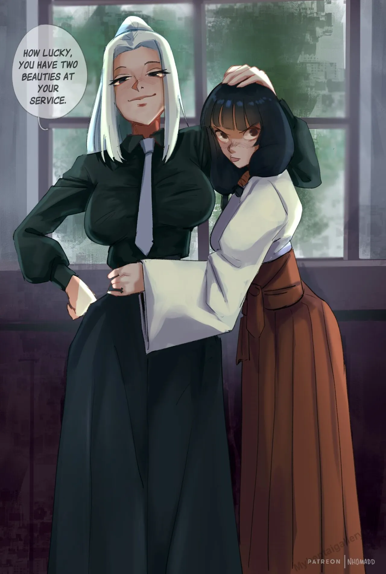 Mei Mei And Utahime porno comics