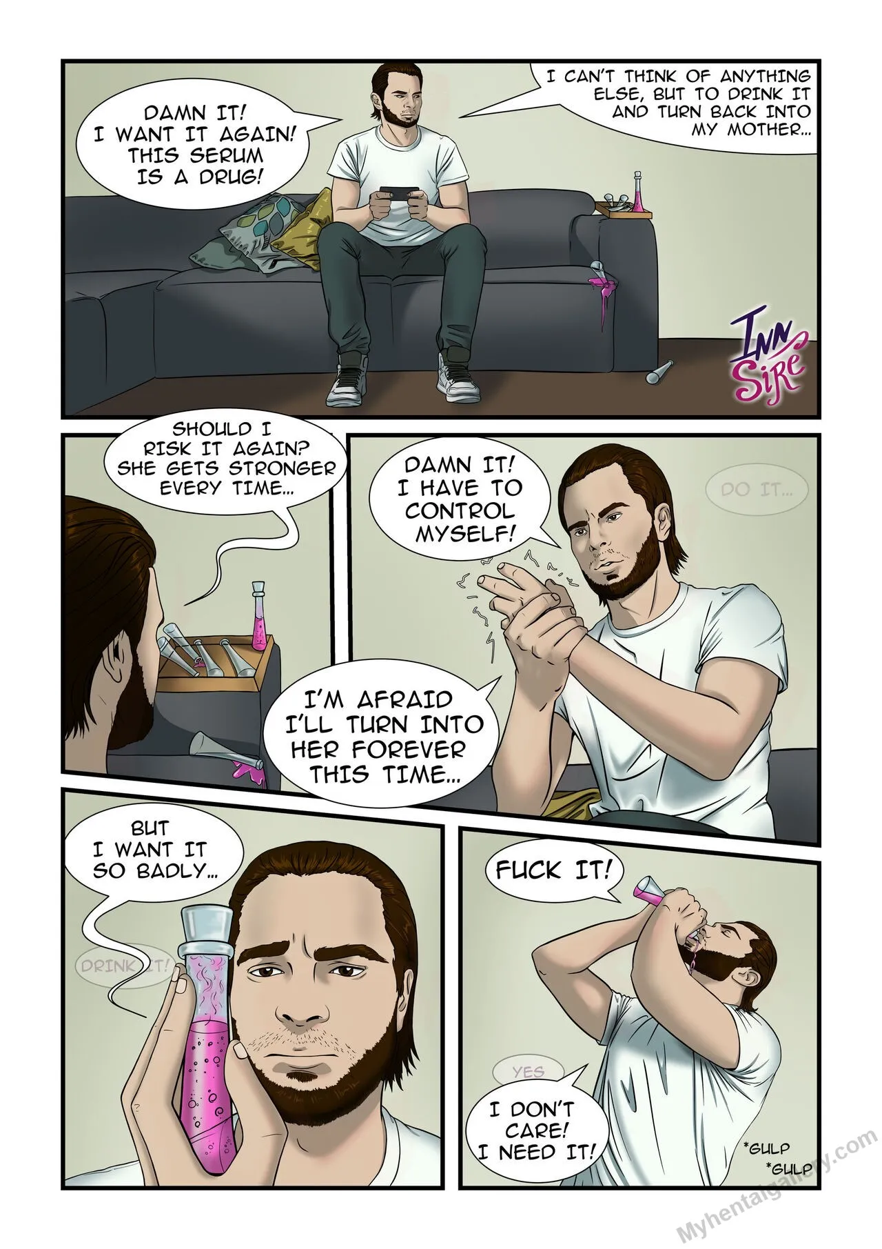 Addictive Serum porno comics Cover