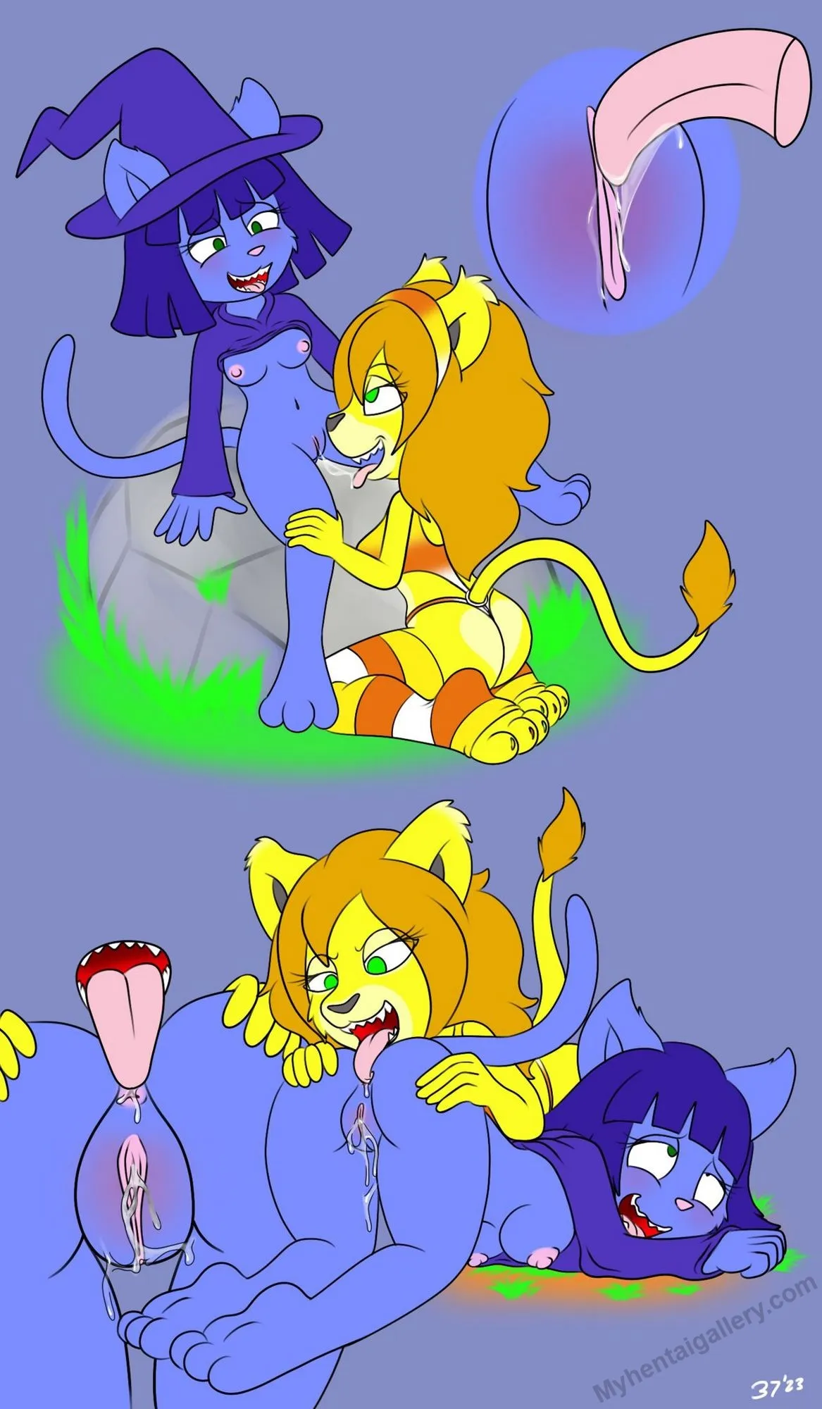 Mage x Claire porno comics