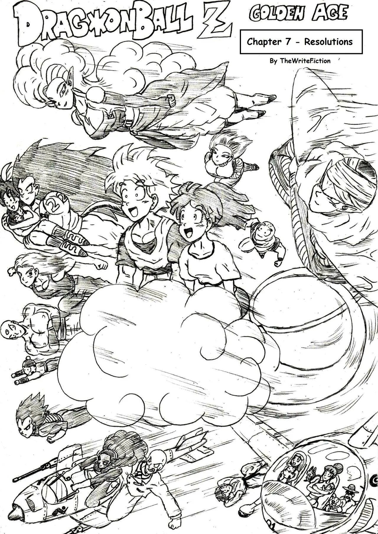 Dragon Ball Z Golden Age 7 - Resolutions porno comics Cover