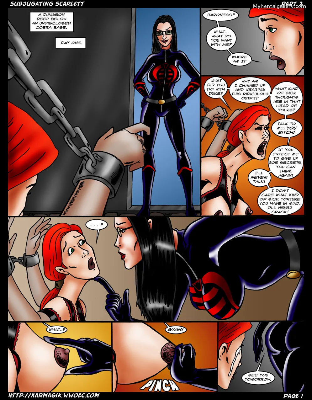 Subjugating Scarlett 2 porno comics