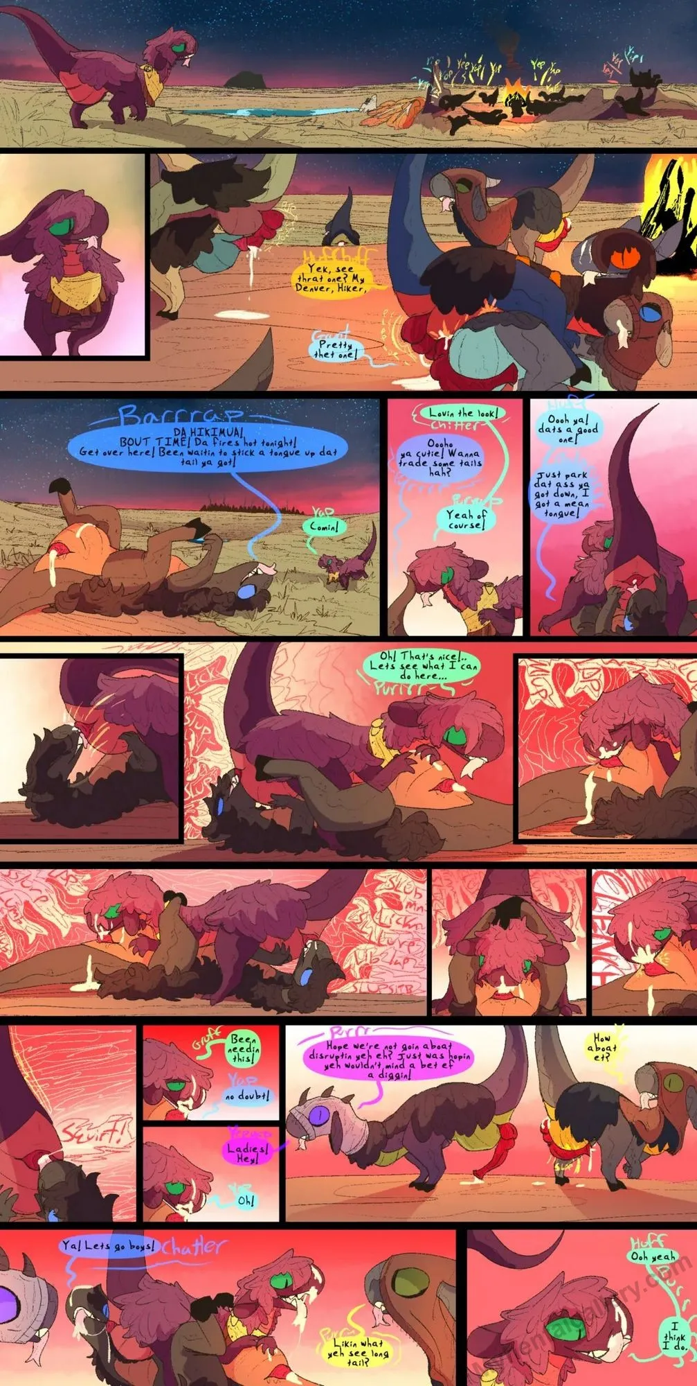 The Long Tail - Bonfire Pile porno comics Cover
