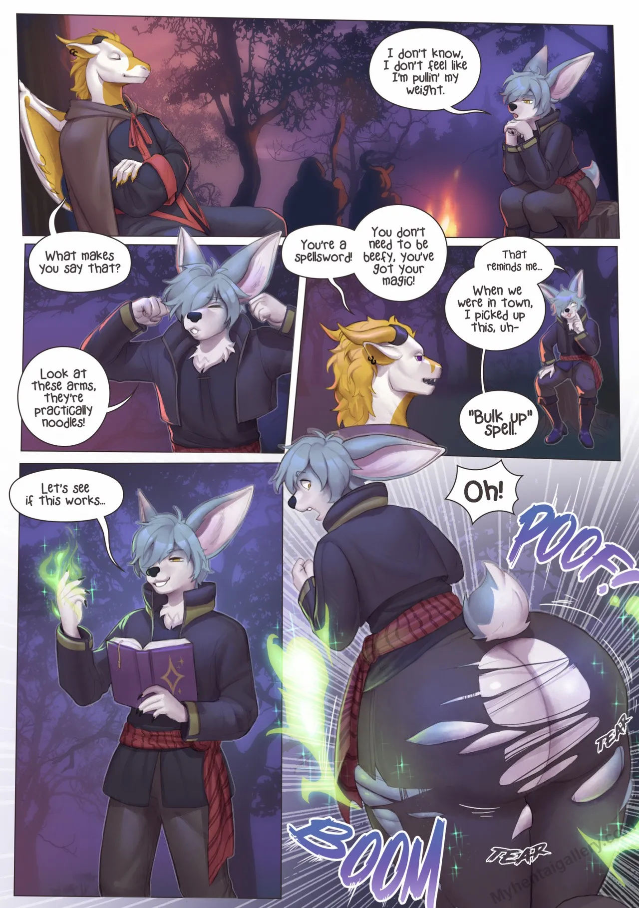 Magic Spell porno comics