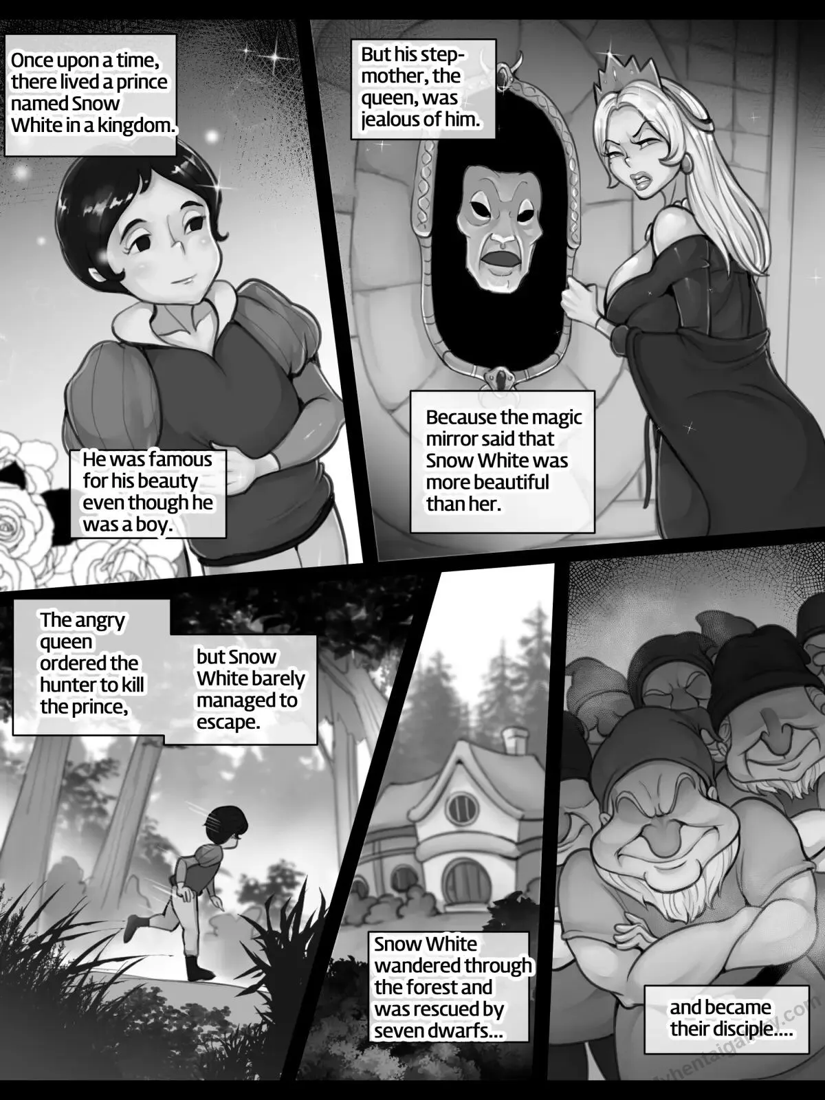 Snow White! porno comics