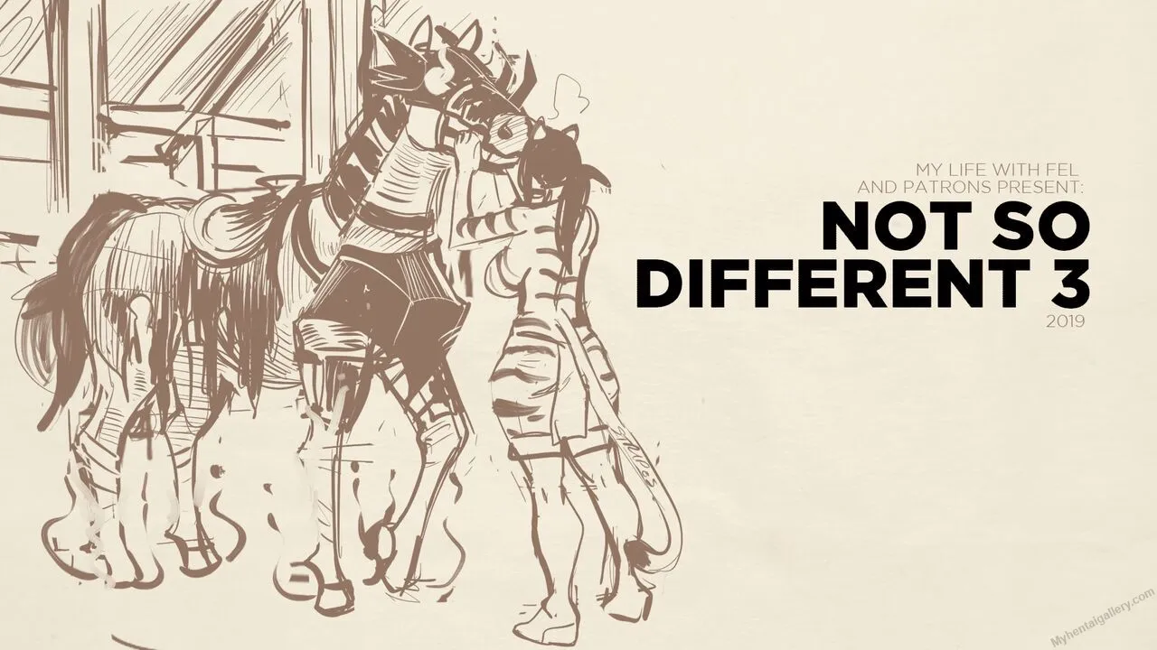 Not So Different 3 porno comics Cover