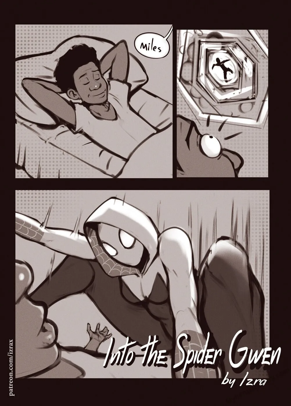 Into The Spider-Gwen porno comics Cover